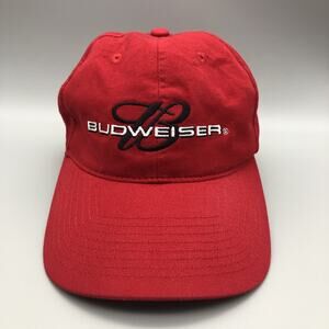 BUDWEISER RED TRUCKER BASEBALL Cap Hat Official Product 2003 Anheuser-Busch Red